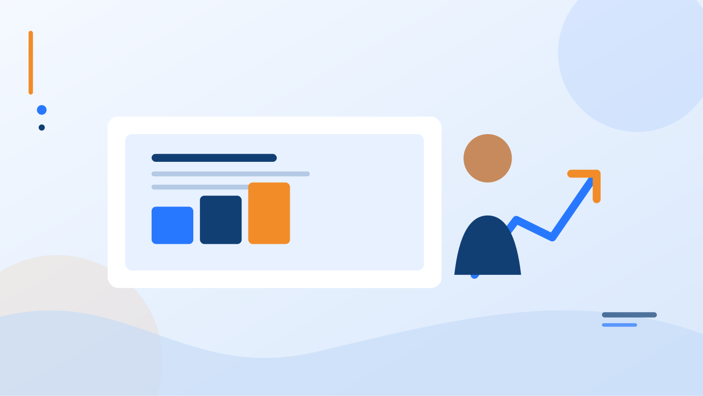 Illustration for professional upskilling and digital learning.